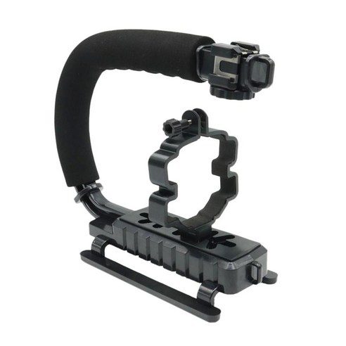 핸드헬드 촬영 브래킷 충격 방지 휴대용 DJI Mavic Pro용 핸들 그립 포함, 25x22x9.5cm, 검은 색, 플라스틱