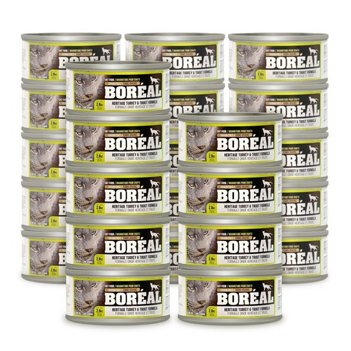 보레알 캣 칠면조+송어 80g * 24개, 1920g, 1개