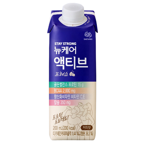 뉴케어 액티브 프레소 음료, 24개, 200ml