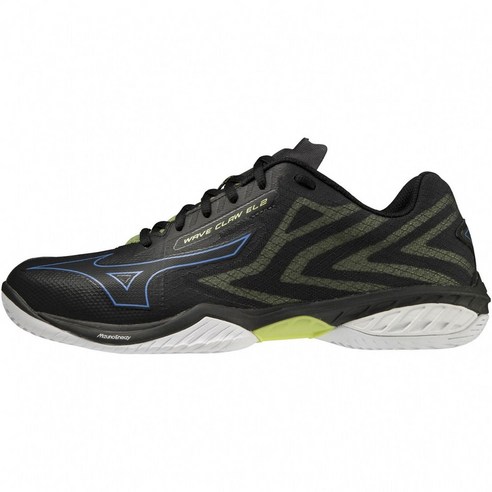 [미즈노 MIZUNO] 남여공용 배드민턴화 웨이브 클로 EL271GA228024 블랙X블루