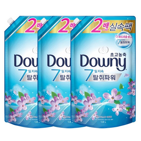 다우니 초고농축 섬유유연제 레몬그라스와 라일락, 1개, 1.6L