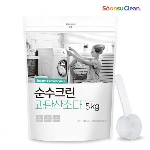 순수크린 과탄산소다 5kg 버킷 대용량 1등급원료 산소계표백제, 3개 Best Top5