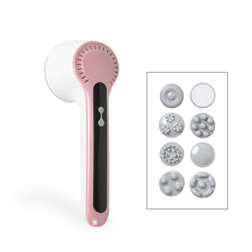 HU LULU 무선 충전식 진동 온열 지방감소 바디 마사지기 핸디마사지기 타입C, 화이트