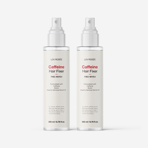 로브로제 카페인 헤어 픽서, 200ml, 2개