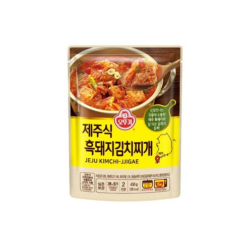 오뚜기 제주식 흑돼지 김치찌개