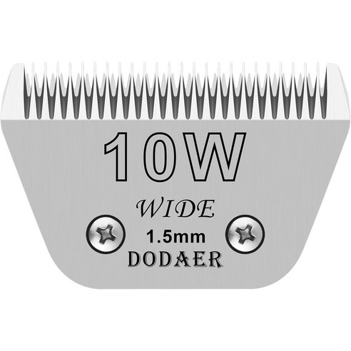 앤디스 탈부착 강아지 이발기 스테인레스 교체날 Andis/Oster A5/Wahl KM10 시리즈 호환용, 1개, 10W(1.5mm)