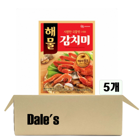 데일즈기획 대상 쉐프원 순후추, 5개, 1kg