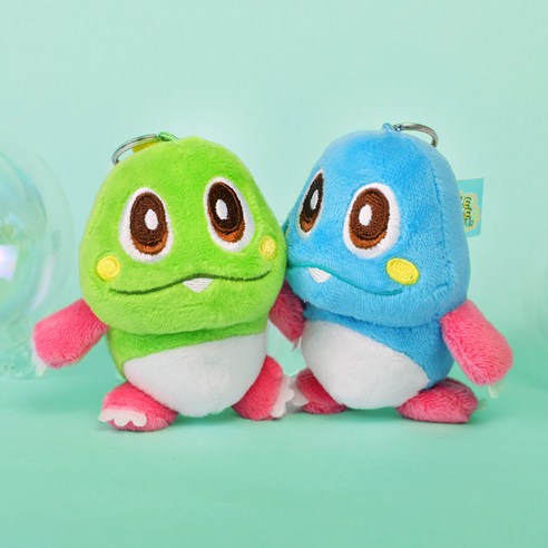 추억 소환! 버블보블 버블룬 키링, 당신의 하루에 귀여움을 더하세요! 버블보블키링