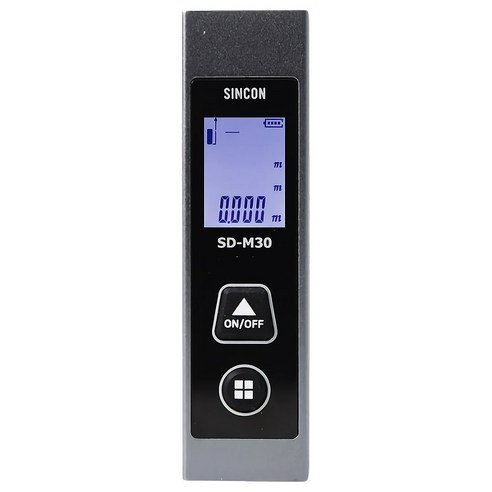 신콘 레이저줄자 레이저거리측정기 SD-M30 30m 충전식, 1개