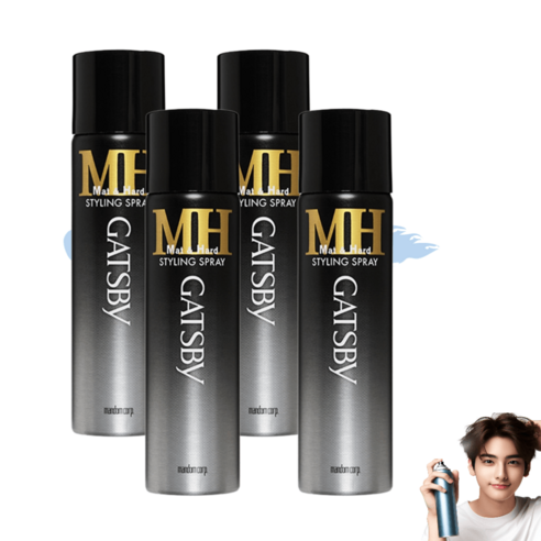 갸스비 스프레이 매트 & 하드 65ml 4개