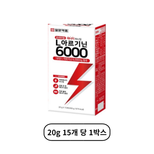 일양약품 L 아르기닌 6000 15p, 300g, 2개