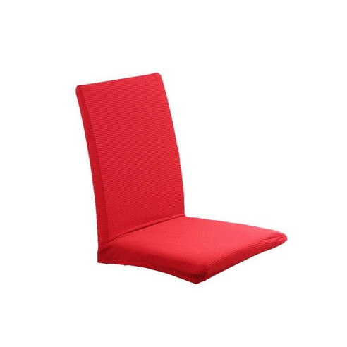 스트레치 이동할 수 있는 빨 수 있는 짧은 식사 의자 보호대 덮개 좌석 덮개 Slipcover 8개의 색깔, 레드, 설명