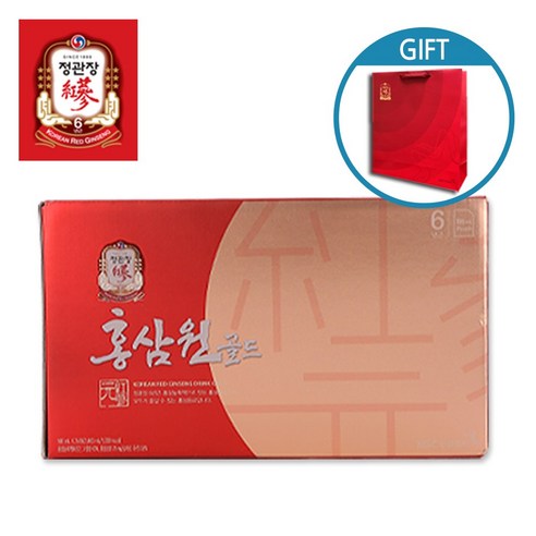 정관장 홍삼원 골드 50ml x 20p + 쇼핑백, 1L, 3개