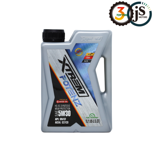 엑스트림 포텐즈 (XTREM POTENZ) 프리미엄 엔진오일 5W30 1L 전국배송가능 양산덕계점, 장성모터스(오후9시까지영업), 공임료 및 필터류는 현장결제입니다, 1개