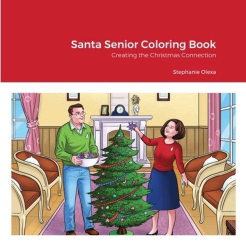 Santa Senior Coloring Book Paperback, Lulu.com