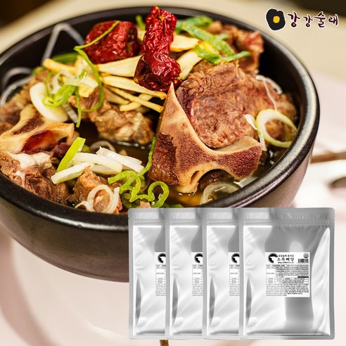 4팩 강강술래 홈채움 소목뼈탕 800g, 한끼든든 가성비, 총 4개 4팩 강강술래 홈채움 소목뼈탕 800g, 한끼든든 가성비, 총 4개