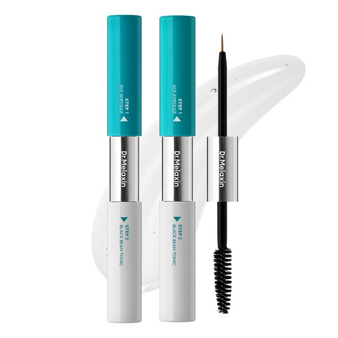 닥터 멜락신 이지에프 앤 블랙빈 더블 액티브 듀얼 속눈썹 영양제, 10ml, 2개
