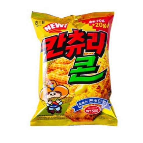 칸츄리콘 콘버터맛 90g, 7개