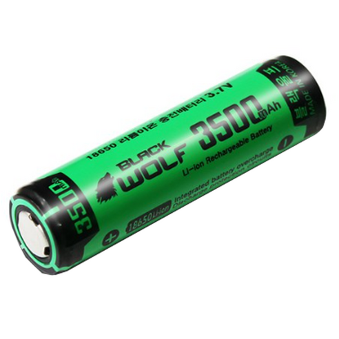 블랙울프 18650 B3 LG셀 충전 배터리 3500mAh, 1개, 1개