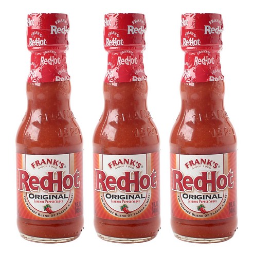 프랭크스 레드핫 오리지널 카옌 페퍼 소스, 3개, 148ml