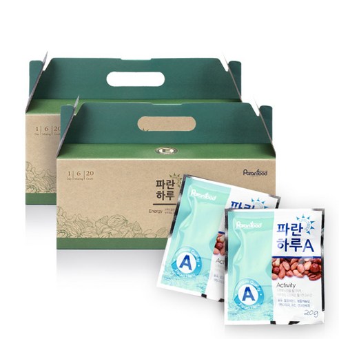 하루견과 파란하루A(마카다미아 피칸) 30봉X2박스 선물세트 파란푸드, 1box 오하루견과루비에디션 Best Top5