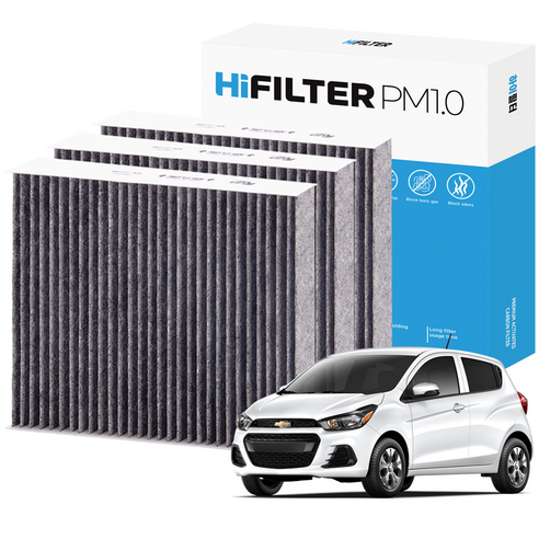 2+1 하이필터 PM1.0 활성탄 자동차 에어컨필터 쉐보레, 3개, 더 뉴 스파크 (4세대/M400) H10H108