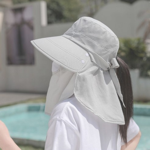 햇빛 아래 밭일도 끄떡없는 쥬니버스 햇빛가리개 모자!