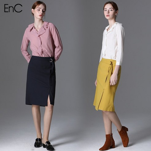 [이앤씨(ENC)] [EnC] 스트랩 슬릿 스커트 – [이앤씨(ENC)] [EnC] 스트랩 디테일 슬릿 스커트 enc스커트