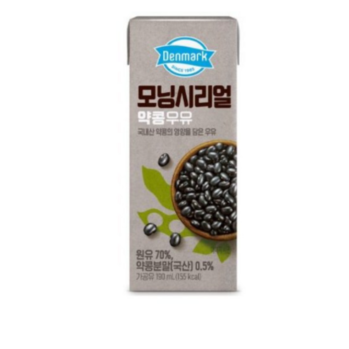 동원 덴마크 모닝시리얼 약콩우유, 32개, 190ml, 32개