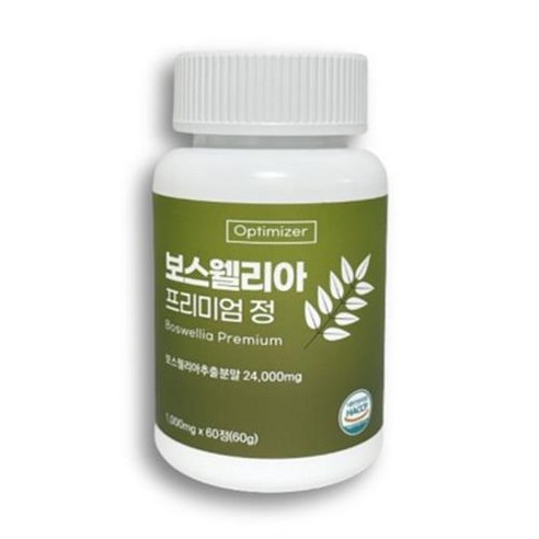 HACCP 참좋은 보스웰리아 600mg x 180정, 단품 Best Top5 11 옵티마이저 보스웰리아 프리미엄 정 1000mg 60정