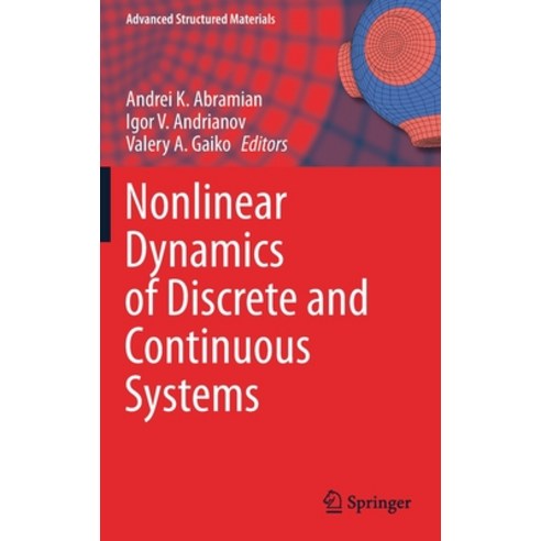 Nonlinear Dynamics of Discrete and Continuous Systems Hardcover, Springer, English, 9783030530051