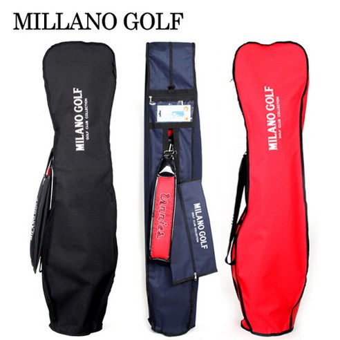 밀라노골프 MILLANO GOLF 하프백 항공커버(ML-AC805H), 레드, Free