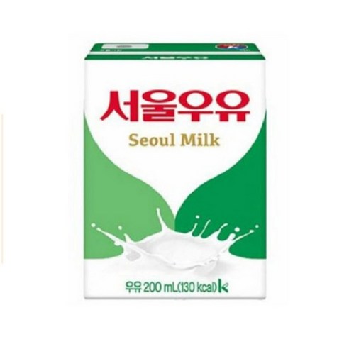 서울우유 멸균우유 흰우유, 200ml, 24개