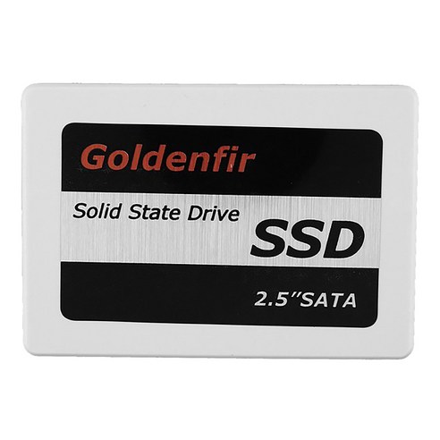 GoldenFir SSD 2.5 인치 Sataiii 345-530 (MB / S) 컴퓨터 게임 내장 솔리드 스테이트 드라이브 범용 하드 드라이브, 하얀, 480GB.