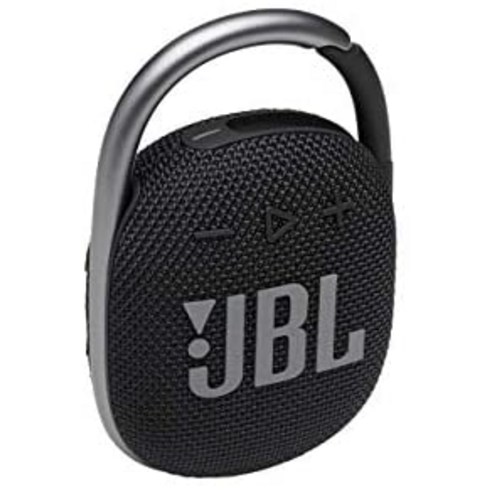 JBL JBL CLIP 4 블루투스 스피커 블랙-실용적인 카라비너가 장착 된 방수 휴대용 뮤직 박스-최대 10 시간의 무선 음악 스트리밍-58575, 07.검정, 단일옵션