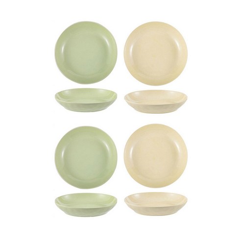 니치유 크림풍 도자기 원반 접시로 식탁에 감성을 더하세요.