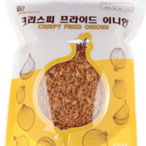 지엔엘커머스크리스피프라이드양파 실온 500g, 1개