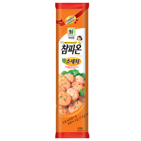 대림선 참피온 소세지 1kg 옛날소세지 소시지 밑반찬,
