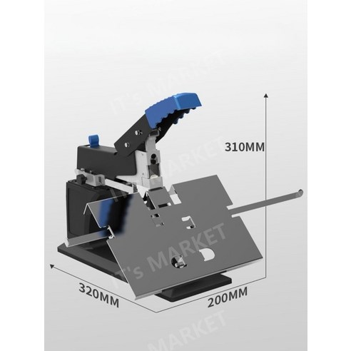 제본용스테이플러 중철 인쇄제본 스탬플러 호치키스 대형스테이플러 브로슈어 카탈로그 제작 바인딩, 평면수동데스크탑형 60매 SH-03