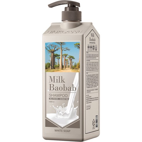 밀크바오밥 샴푸 화이트솝향, 1000ml, 1개