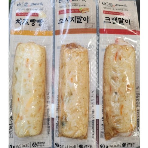 고래사어묵 프리미엄 어묵바 3종 260g 간식 안주, 2개