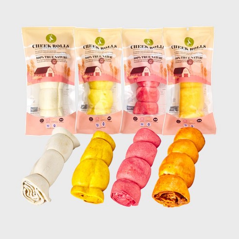 버틀러티 대형견 강아지 치석제거 껌 칙롤 1p 수제간식 덴탈껌, 1개, 120g, 치킨