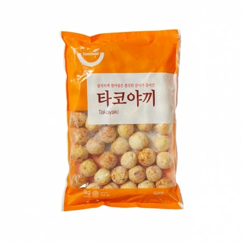 세미원 냉동 타코야끼 1kg(20g-50개), 1kg, 24개 타코야키키티