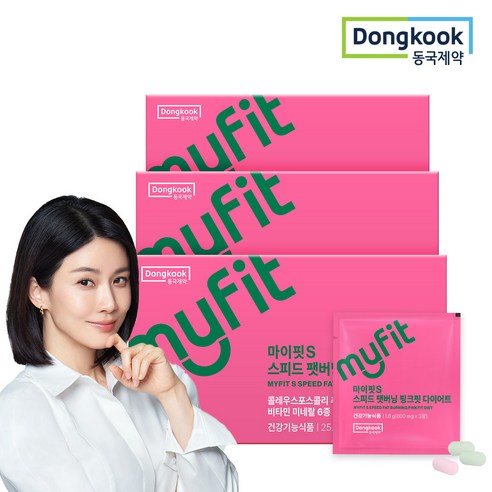 동국제약 마이핏 이보영 팻버닝 콜레우스포스콜리 다이어트, 3박스, 14회분