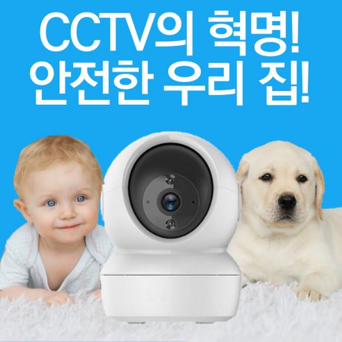 가정용 cctv 홈캠 펫캠 와이파이 홈 카메라 애견 가게 왕눈이캠, 고정형