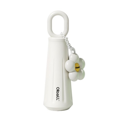 여신텀블러 휴대용 보온 물컵 OBALL 450mL 패션 텀블러, 1개, 화이트