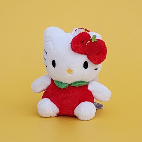 산리오 가든 키링 가방고리 인형 8cm, 헬로키티 가든