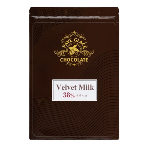 파베글라스 커버춰 밀크 초콜릿 38%, 100g, 9개
