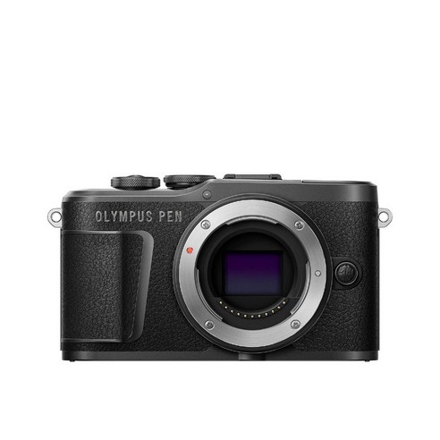 OLYMPUS 미러리스 일안 카메라 PEN E-PL10 바디 블랙, 보디 + 블랙 + 본체