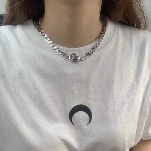 KORELAN 한일 S925 순은 트렌드 CH 십자가 회전 쿠바 체인 패션목걸이